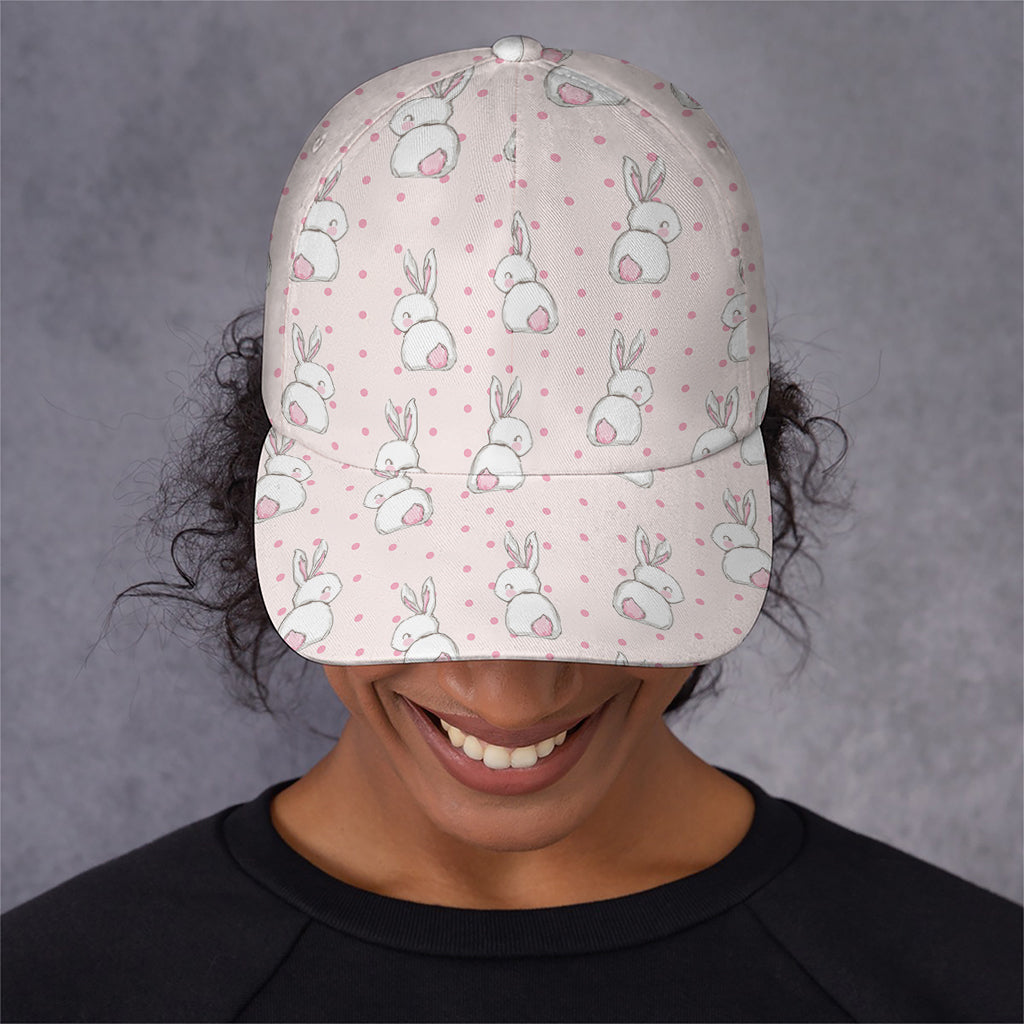 Cute Rabbit Pattern Print Baseball Cap