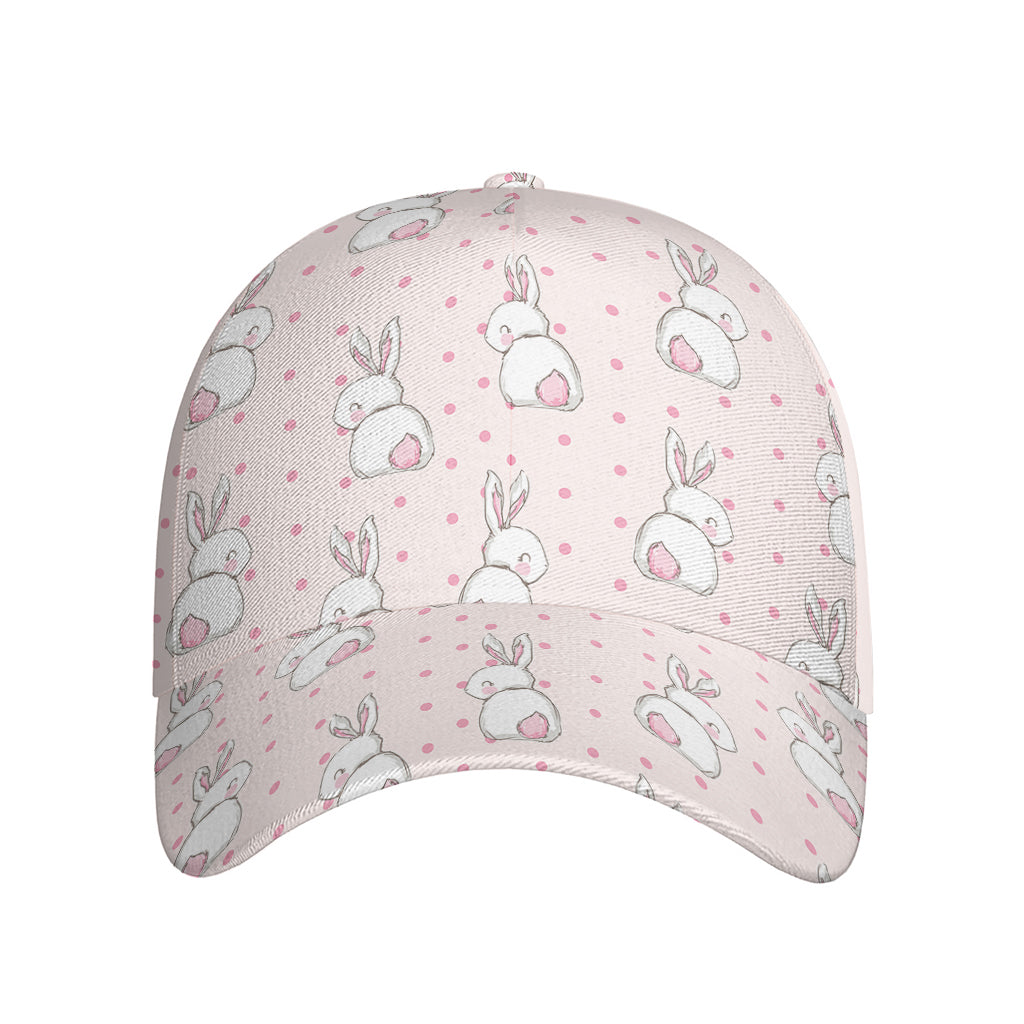 Cute Rabbit Pattern Print Baseball Cap