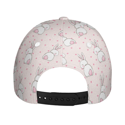 Cute Rabbit Pattern Print Baseball Cap