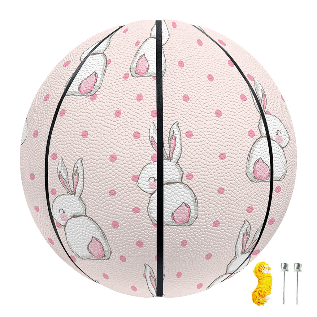 Cute Rabbit Pattern Print Basketball