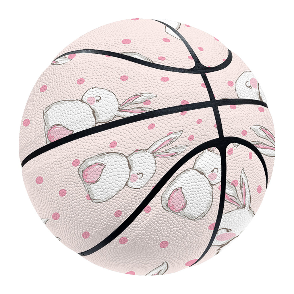 Cute Rabbit Pattern Print Basketball