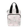 Cute Rabbit Pattern Print Bible Tote Bag