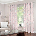 Cute Rabbit Pattern Print Dimout Grommet Curtains