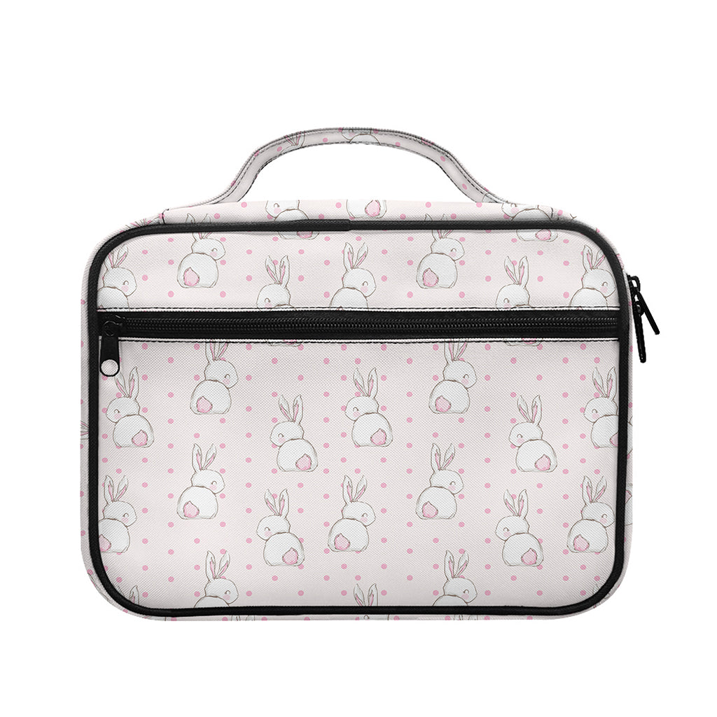 Cute Rabbit Pattern Print Briefcase Bible Bag