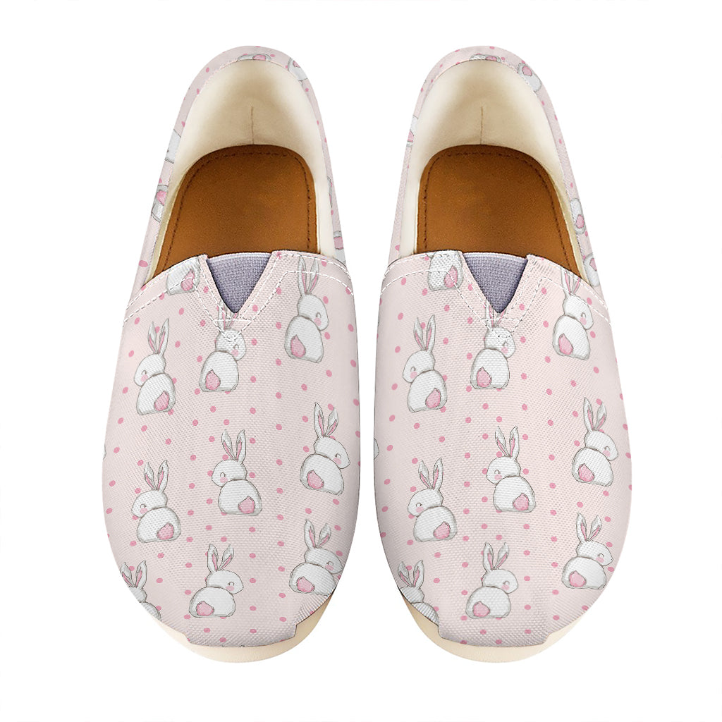 Cute Rabbit Pattern Print Casual Shoes