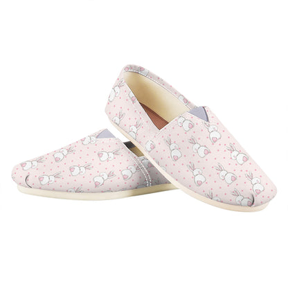 Cute Rabbit Pattern Print Casual Shoes