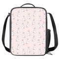 Cute Rabbit Pattern Print Crossbody Lunch Bag
