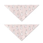 Cute Rabbit Pattern Print Dog Bandana