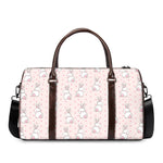 Cute Rabbit Pattern Print Duffle Bag