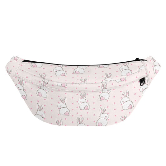 Cute Rabbit Pattern Print Fanny Pack