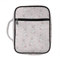 Cute Rabbit Pattern Print Front Pocket Bible Bag