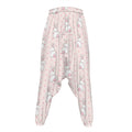 Cute Rabbit Pattern Print Hammer Pants