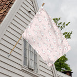Cute Rabbit Pattern Print House Flag