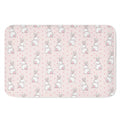 Cute Rabbit Pattern Print Indoor Door Mat