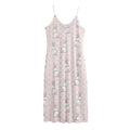 Cute Rabbit Pattern Print Jersey Midi Cami Dress