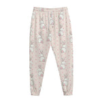 Cute Rabbit Pattern Print Jogger Pants