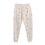 Cute Rabbit Pattern Print Jogger Pants