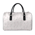 Cute Rabbit Pattern Print Leather Duffel Bag
