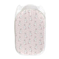 Cute Rabbit Pattern Print Mesh Laundry Hamper