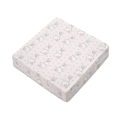Cute Rabbit Pattern Print Outdoor Seat Cushion Cover