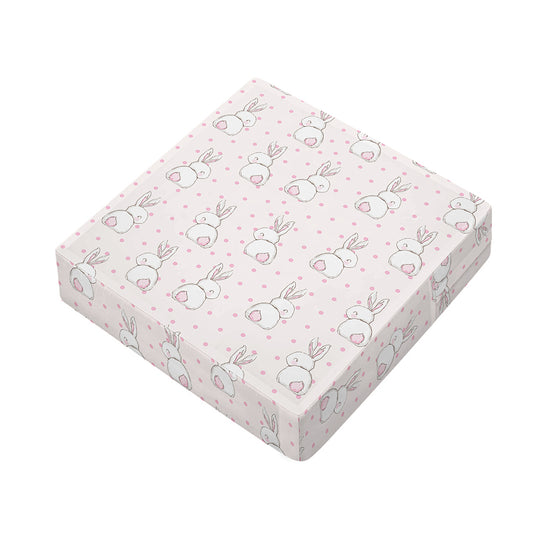 Cute Rabbit Pattern Print Outdoor Seat Cushion Cover