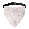 Cute Rabbit Pattern Print Over The Collar Dog Bandana