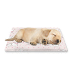 Cute Rabbit Pattern Print Pet Cooling Mat Cover