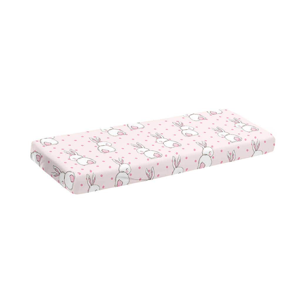 Cute Rabbit Pattern Print Piano Keyboard Cover