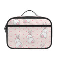 Cute Rabbit Pattern Print Portable Lunch Bag