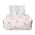 Cute Rabbit Pattern Print Rectangle Tissue Box Cover