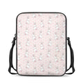 Cute Rabbit Pattern Print Rectangular Crossbody Bag