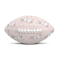 Cute Rabbit Pattern Print Rugby Ball