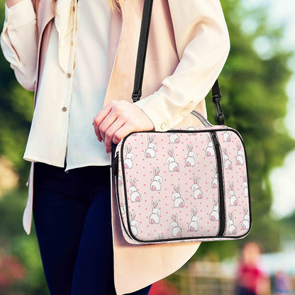Cute Rabbit Pattern Print Shoulder Strap Bible Bag