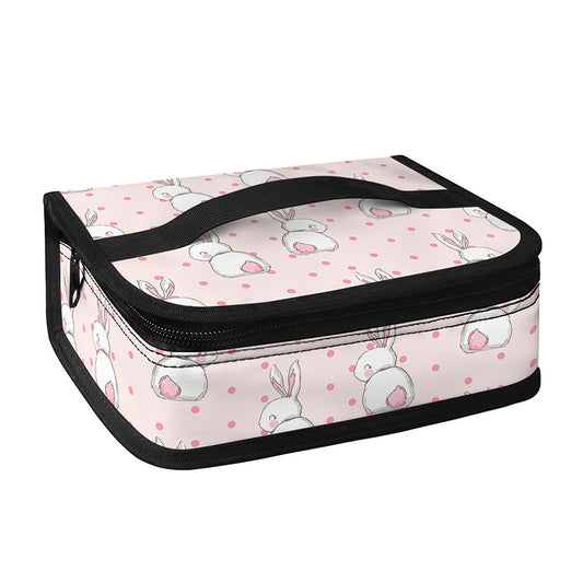 Cute Rabbit Pattern Print Small Lunch Bag