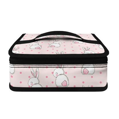 Cute Rabbit Pattern Print Small Lunch Bag
