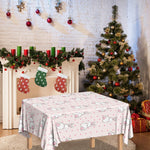 Cute Rabbit Pattern Print Tablecloth
