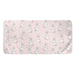 Cute Rabbit Pattern Print Towel