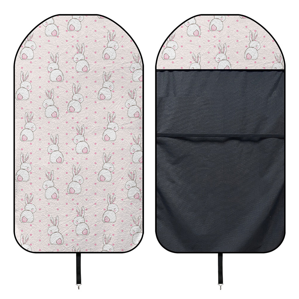 Cute Rabbit Pattern Print Waterproof Car Seat Cover
