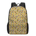 Cute Raccoon Pattern Print 17 Inch Backpack