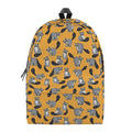 Cute Raccoon Pattern Print School Backpack