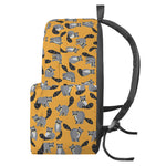 Cute Raccoon Pattern Print Backpack