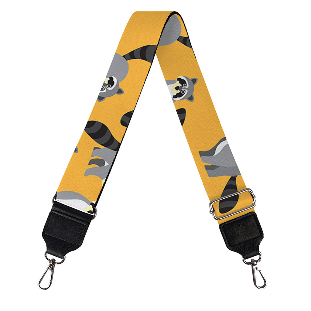 Cute Raccoon Pattern Print Bag Strap