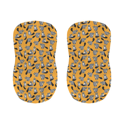 Cute Raccoon Pattern Print Bar Stool Covers