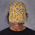 Cute Raccoon Pattern Print Baseball Cap