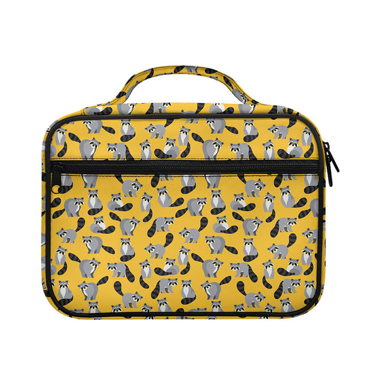 Cute Raccoon Pattern Print Briefcase Bible Bag