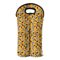 Cute Raccoon Pattern Print Double Neoprene Wine Tote