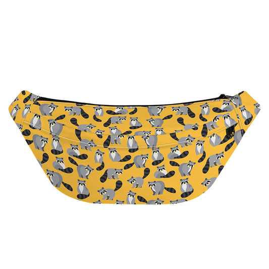 Cute Raccoon Pattern Print Fanny Pack