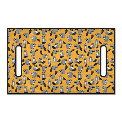 Cute Raccoon Pattern Print Golf Cart Seat Cover