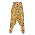 Cute Raccoon Pattern Print Hammer Pants
