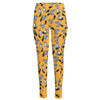 Cute Raccoon Pattern Print High-Waisted Pocket Leggings